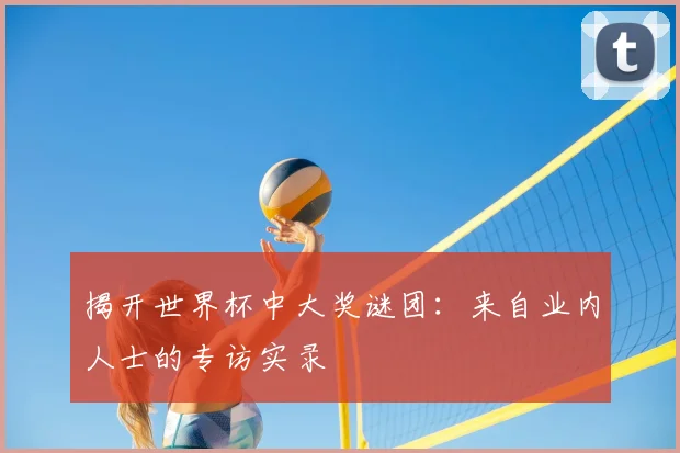 揭开世界杯中大奖谜团：来自业内人士的专访实录